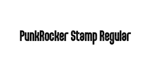 PunkRocker Stamp Regular Font
