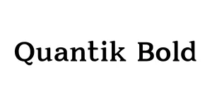 Quantik Bold Font