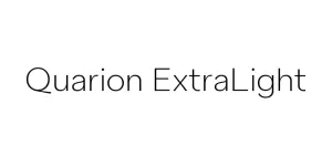 Quarion ExtraLight Font