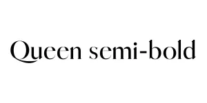 Queen semi-bold Font