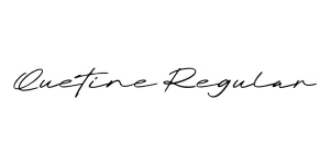 Quetine Regular Font