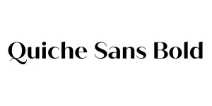 Quiche Sans Bold Font