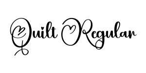 Quilt Regular Font