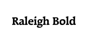 Raleigh Bold Font
