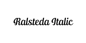 Ralsteda Italic Font