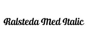 Ralsteda Med Italic Font