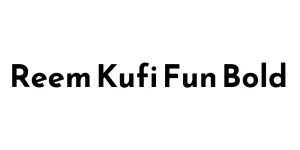 Reem Kufi Fun Bold Font