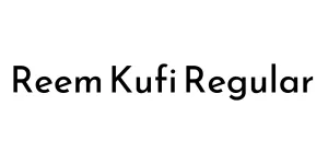 Reem Kufi Regular Font
