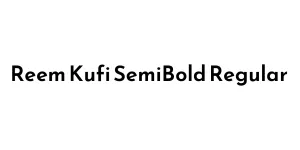 Reem Kufi SemiBold Regular Font