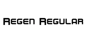 Regen Regular Font