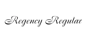 Regency Regular Font