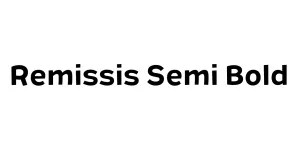 Remissis Semi Bold Font