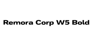 Remora Corp W5 Bold Font