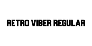 Retro Viber Regular Font
