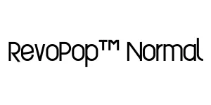 RevoPop™ Normal Font