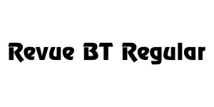 Revue BT Regular Font