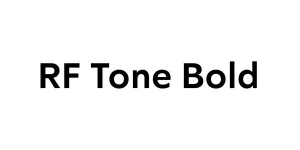 RF Tone Bold Font