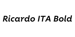 Ricardo ITA Bold Font