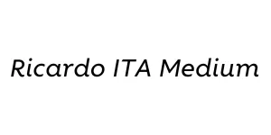 Ricardo ITA Medium Font
