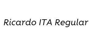 Ricardo ITA Regular Font