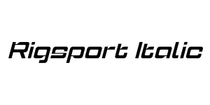 Rigsport Italic Font