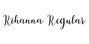 Rihanna Regular Font