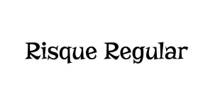 Risque Regular Font
