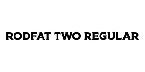 Rodfat Two Regular Font