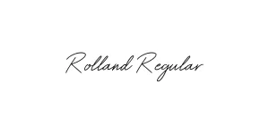 Rolland Regular Font