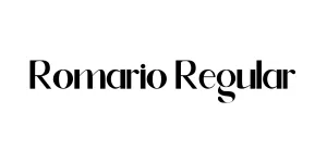 Romario Regular Font