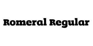 Romeral Regular Font