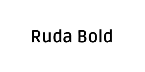 Ruda Bold Font