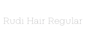 Rudi Hair Regular Font