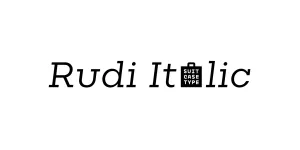 Rudi Italic Font