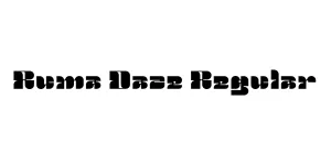 Ruma Daze Regular Font
