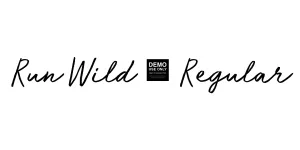 Run Wild - Regular Font