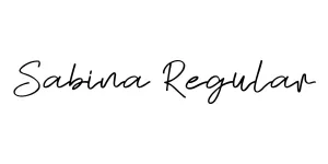 Sabina Regular Font
