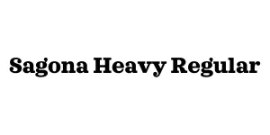 Sagona Heavy Regular Font