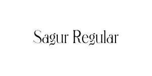 Sagur Regular Font
