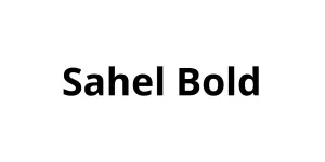 Sahel Bold Font