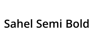 Sahel Semi Bold Font