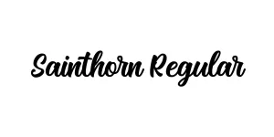 Sainthorn Regular Font