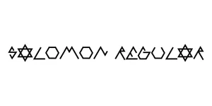 Salomon Regular Font