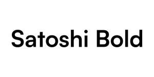 Satoshi Bold Font