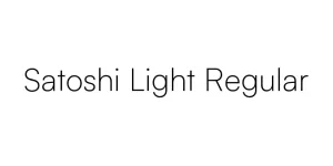 Satoshi Light Regular Font