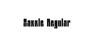 Sazzle Regular Font
