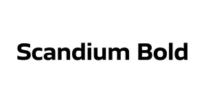 Scandium Bold Font