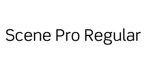 Scene Pro Regular Font