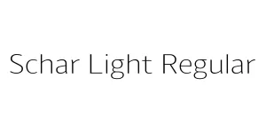 Schar Light Regular Font