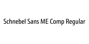 Schnebel Sans ME Comp Regular Font